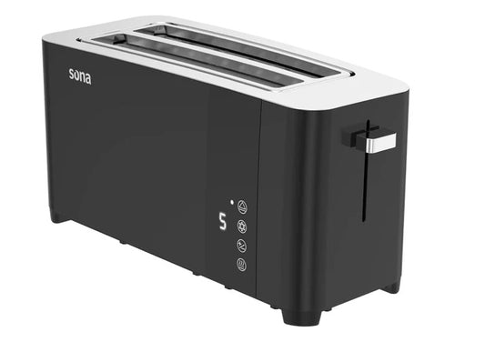 Sona Toaster 1400W 4 Slices With 7 Roasting Levels And Touch Control (ST-6015 BK)