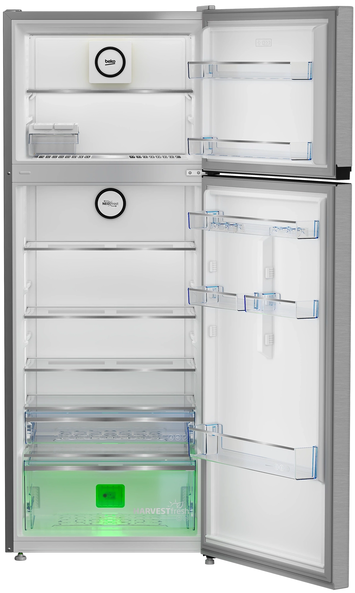 Beko Top Mount Refrigerator 406L A+ (RDNG551M20TSX)