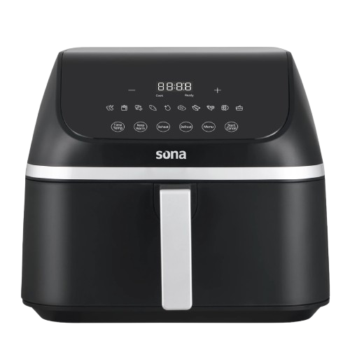 Sona Air Fryer 9 L With Cooking Divider in Drawer 10 Programs (SAF-9309)