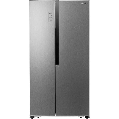 GORENJE Side by Side Refrigerator 566 Liter A++ - Stainless Steel (NRS9182MX)