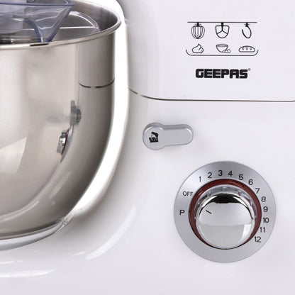 Geepas Stand Mixer & Coffee Ingredients Grinder 5 In 1 | 5.5L 1000W (GSM43021UK)