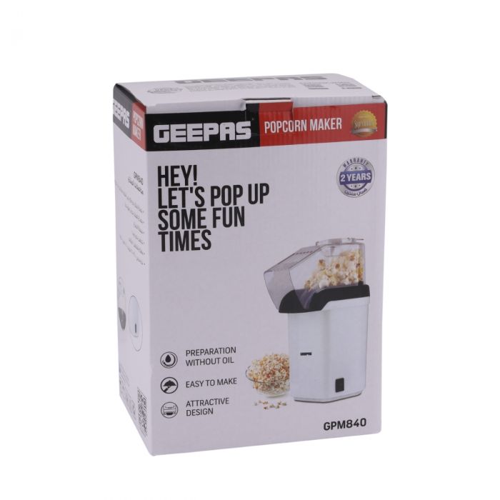 Geepas Popcorn Maker 1200W (GPM840)