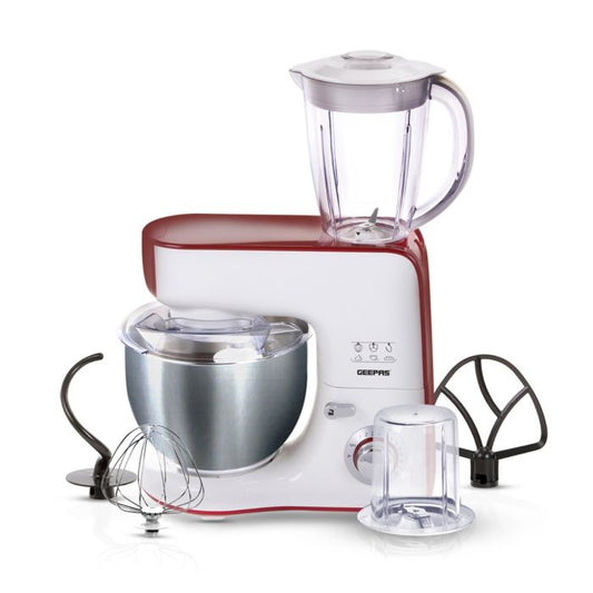 Geepas 5 In 1 Stand Mixer 800W (GSM43011)