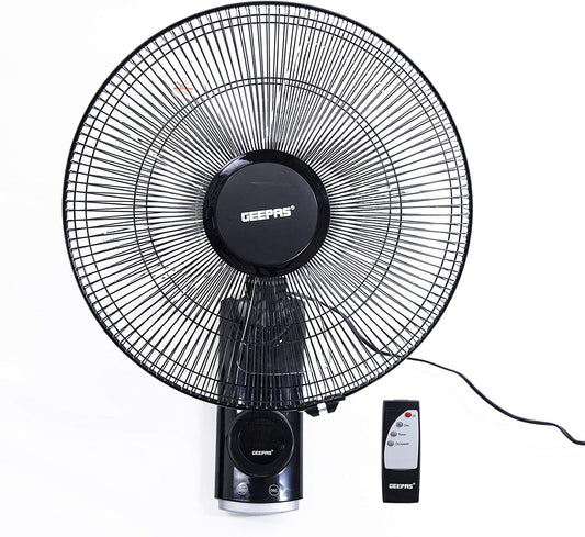 Geepas 16" Wall Fan With Remote (GF9479N)