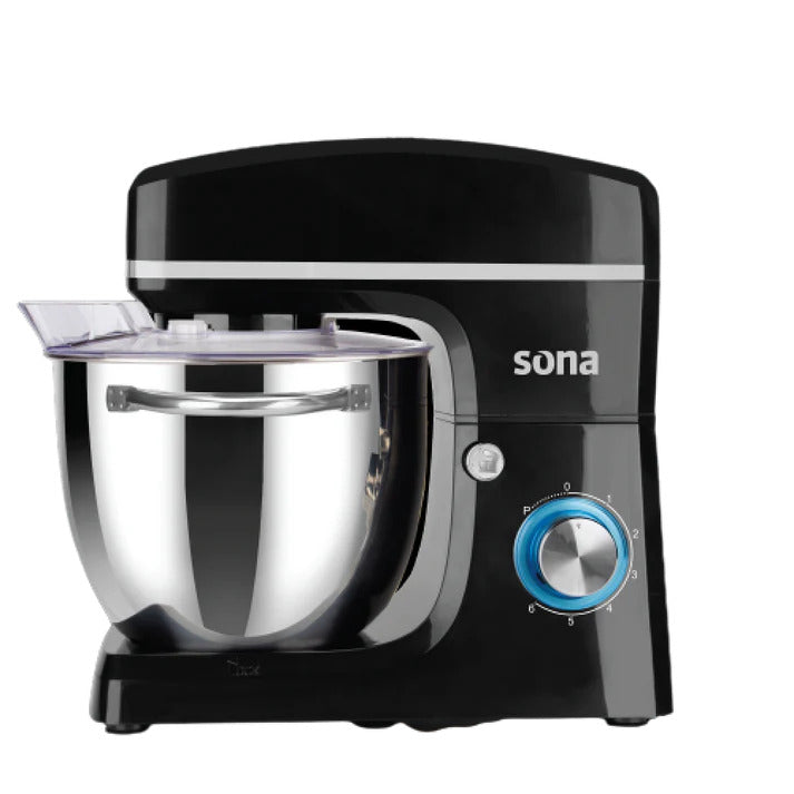 Sona Stand Mixer 10 L 1500W & 6 Speed Levels (STM-1511 BK)