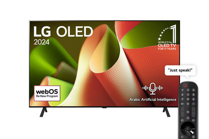 65 Inch LG OLED B4 4K Smart TV AI Magic remote Dolby Vision webOS24 + Free Sound Bar (OLED65B46LA.AMNE+S40T.DJORMLK)