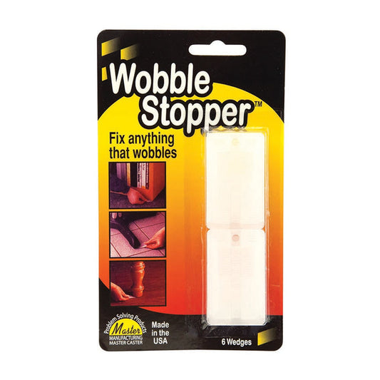 Master Transparent Wedges Wobble Stopper - Pack of 6