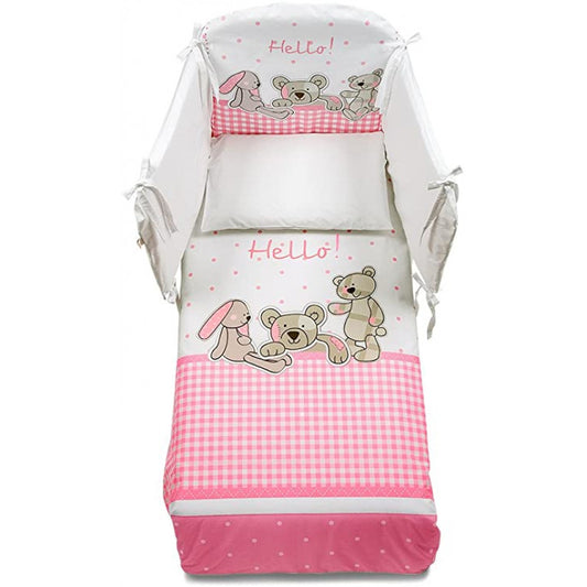 BED SET MAXI HELLO PINK