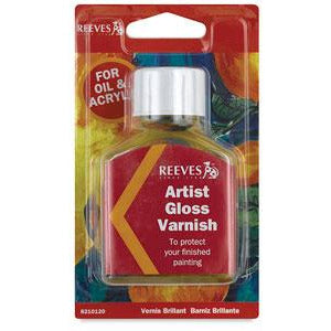 Reeves Acrylic & Oil Artist Gloss Varnish 75ml