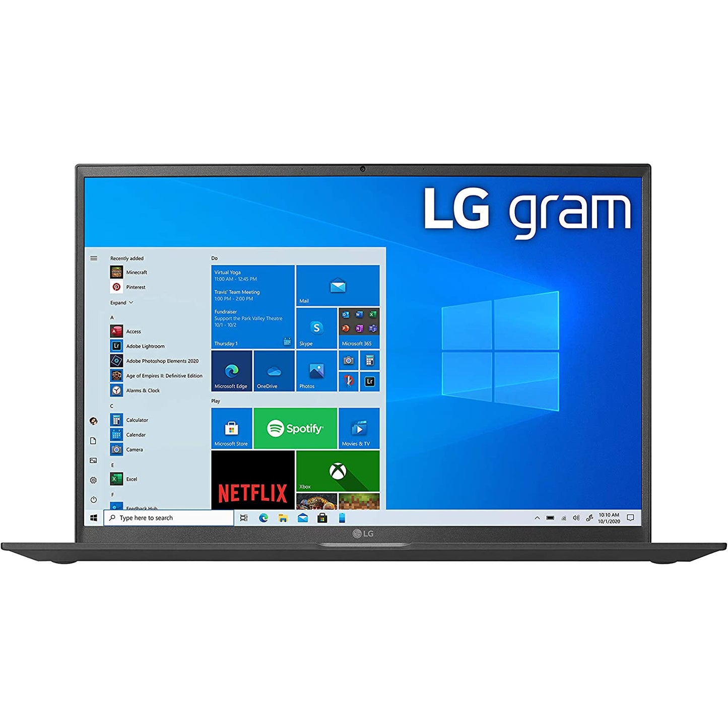 LG GRAM 17” Ultra-Lightweight & Slim 11Gen Intel Core i7 4-Cores w/ Military-Grade Durability & Big Battery - Black