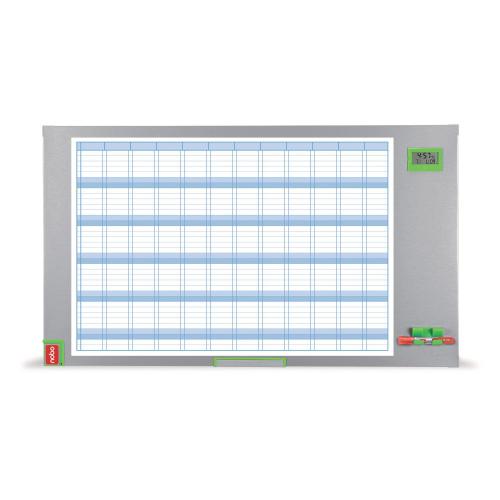 Rexel NOBO 600x1035 mm Multi-Year Performance Plus Planning Whiteboard