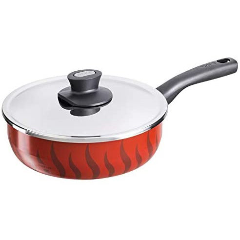 Tefal Tempo Flame Saut pan 24 cm + Lid - C5483282