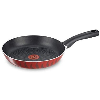 Tefal C5480482 Tempo Frypan, 24 cm, Red, W 39.4 x H 22.0 x D 15.0 cm