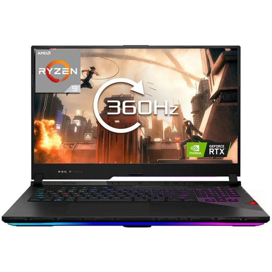 ASUS ROG Strix G17 (2022) G713RM 6Gen AMD Ryzen 9 8-Cores w/ RTX 3060 & 17.3 IPS 360Hz Display