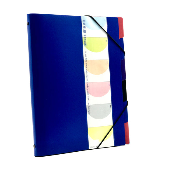 Bindermax Folder with 6 Dividers & Elastic Band