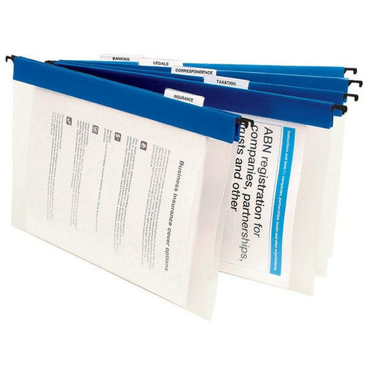 Bindermax Plastic Suspension Hanging File - Box of 20