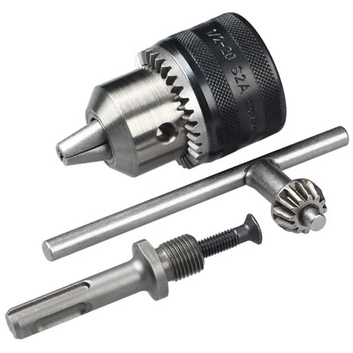 Bosch Accessories 2.607.000.982 Keyed Chuck | 1/2 UNF x 1.5 - 13 mm | + Adapter SDS-Plus   ¯