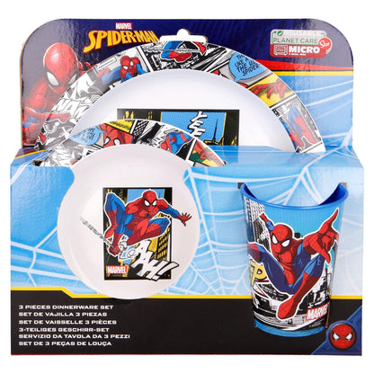 STOR 3 PCS KIDS MICRO SET IN STANDARD BOX SPIDERMAN STREETS