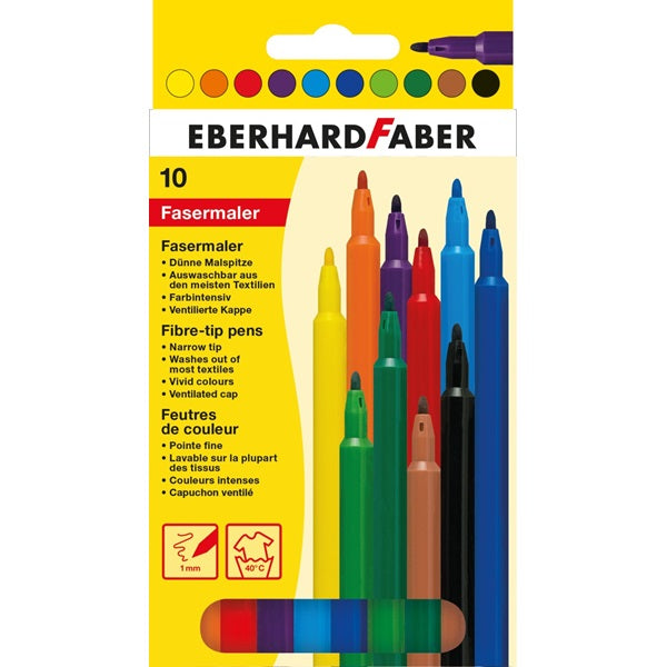 Eberhard Faber Coloring Markers - Set of 10 - Ammancart