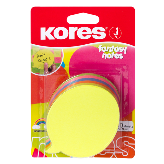 Kores Fantasy Bubble Sticky Notes 70 x 70 mm - 250 Sheets