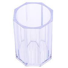 Kejea Pen & Pencil Cup Holder - Clear Acrylic