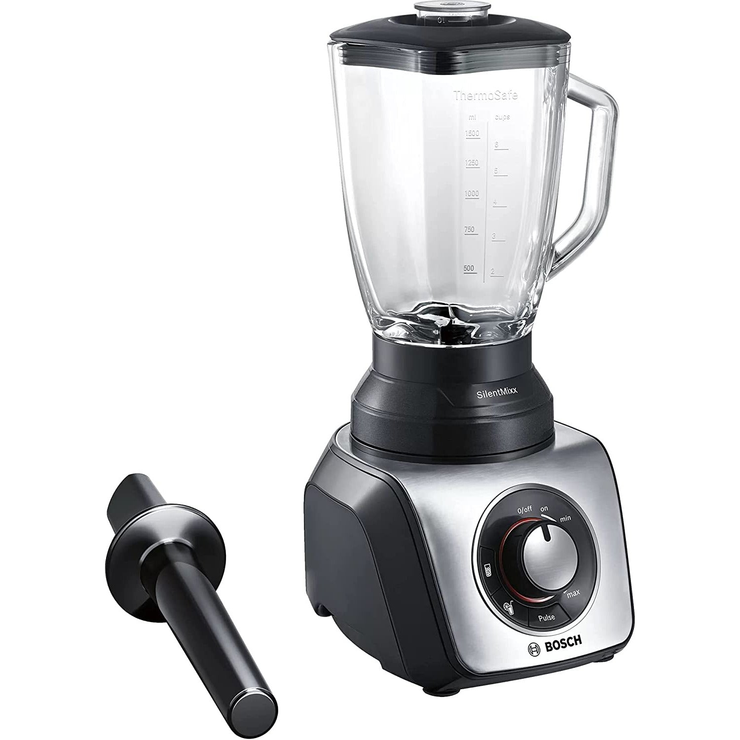 BOSCH blender Silent Mix 800 W Black MMB65G5M Ammancart