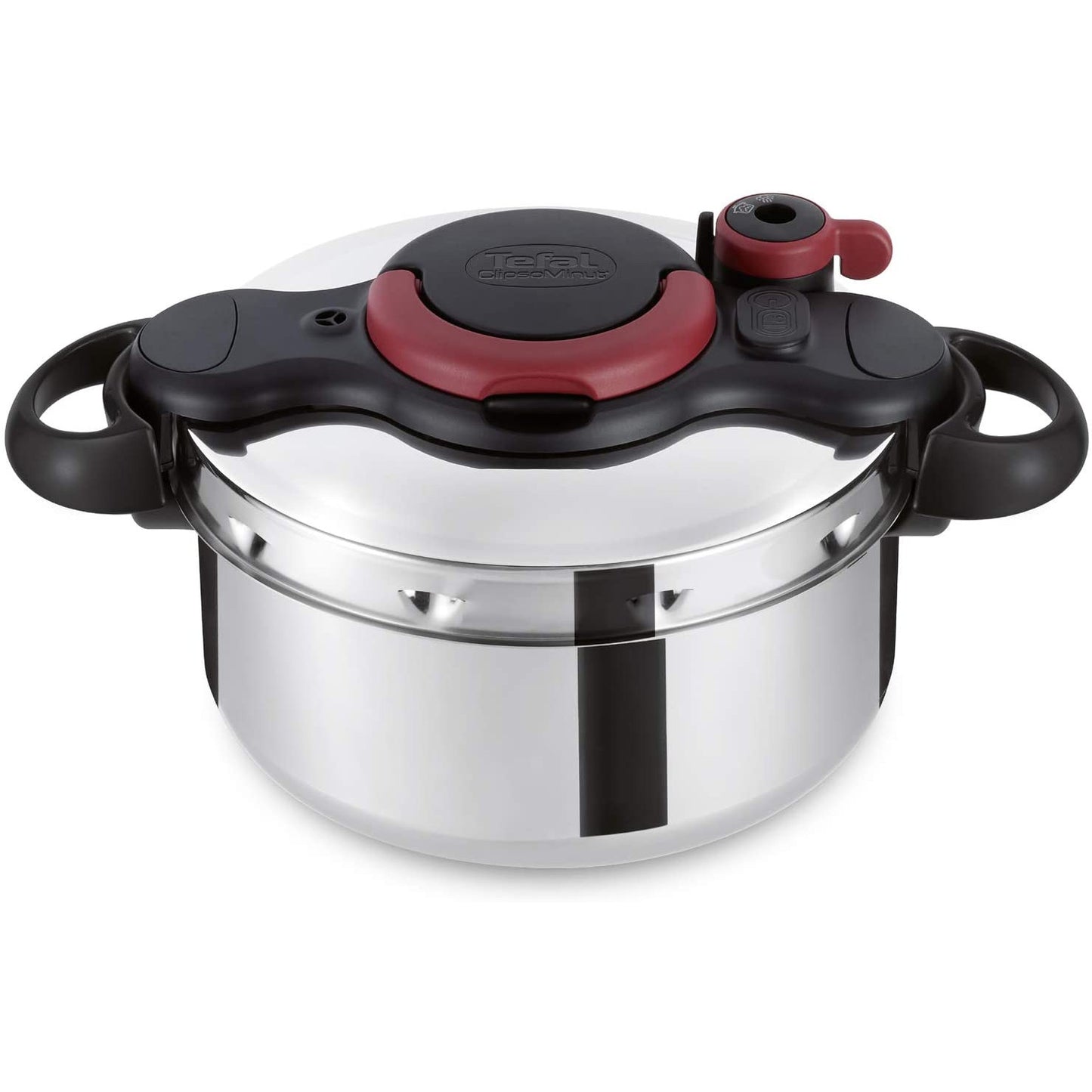 Tefal P4620766 Clipso Minut Easy Pressure Cooker, Multi-Colour, W 36.8 x H 28.4 x D 24.2 cm, 6 Liter