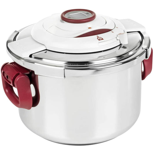 Tefal Clipso Precision Pressure Cooker, P4410762, Silver, 6 litre, Stainless Steel