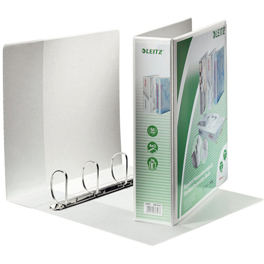 Leitz 4 Ring 40mm Presentation Binder A4 White