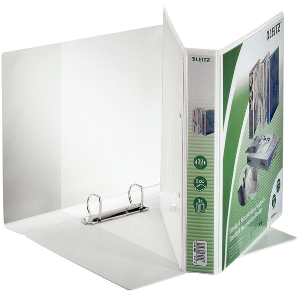 Leitz 2 Ring 25 mm Presentation Binder A4 White