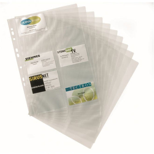 Durable Visifix Business Card Album A4 - Refill