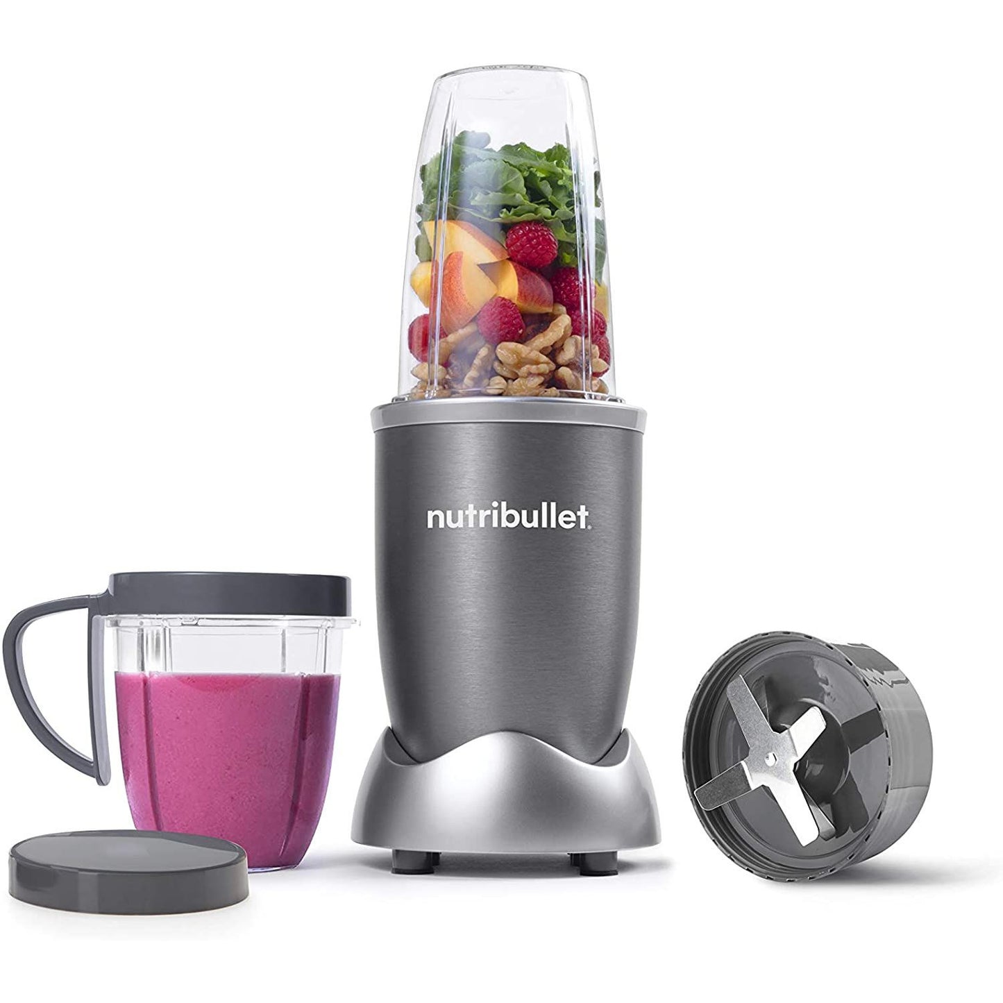 Nutribullet Magic Palette Set of 8 Pieces Countertop Blender - NBR-0812M, Gray