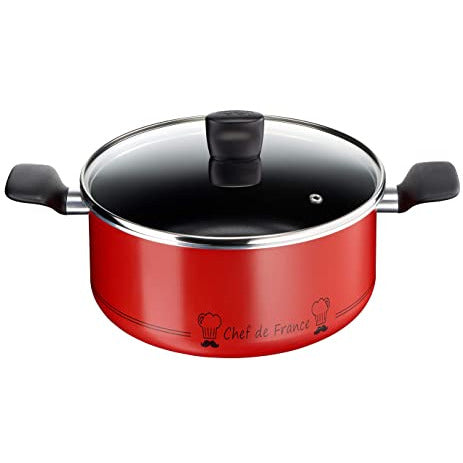 Tefal Essential Chef de France Casserole 26 cm With Lid  B3135262