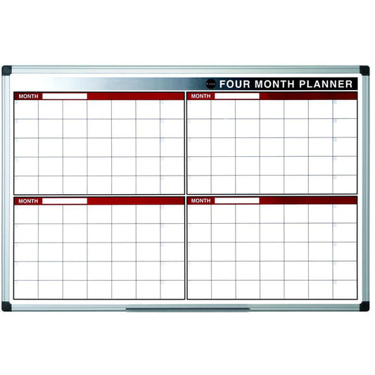 Bi-Office 4-Months Planner Board (60cm x 90cm) - B7