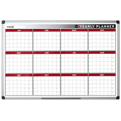 Bi-Office 12-Months Annual Planner Board (60cm x 90cm) - B8