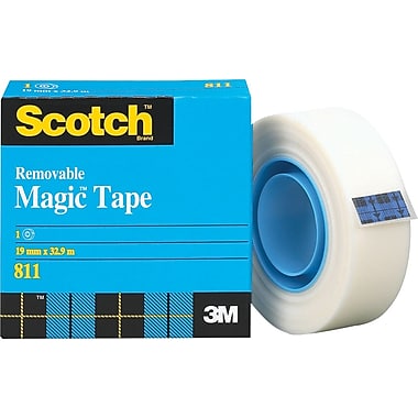 Scotch® Removable Tape 3/4" x 32.9m / Roll