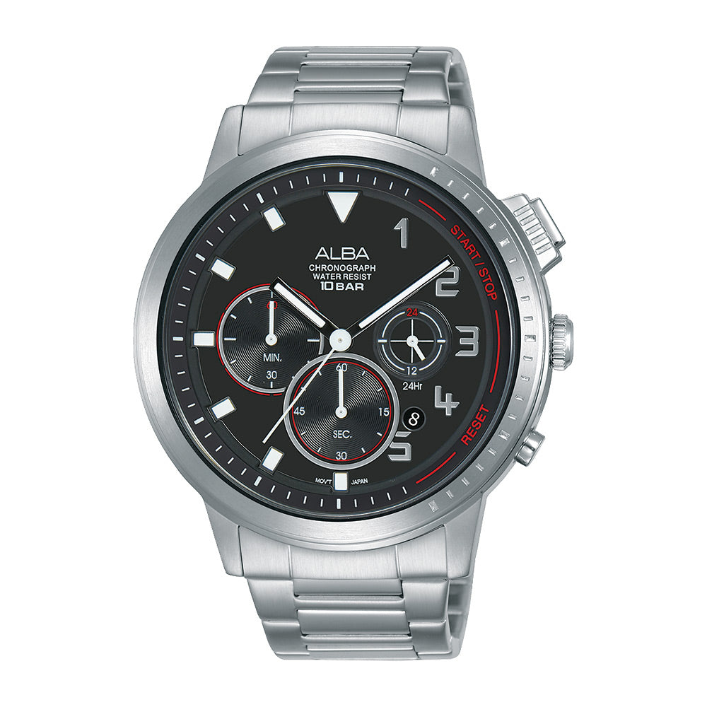 Alba chronograph water on sale resist 10 bar price