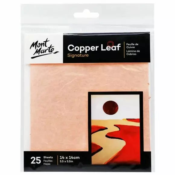 Mont Marte Imitation Foil Leaf 14 x 14 cm / 25 Sheets