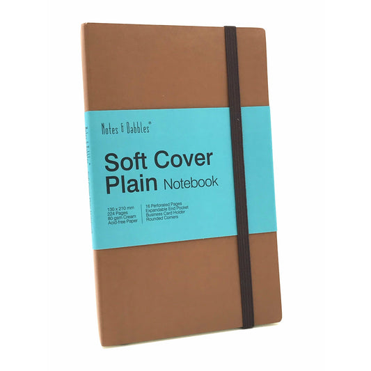 Notes & Dabbles Vintage Soft Cover Plain Journal