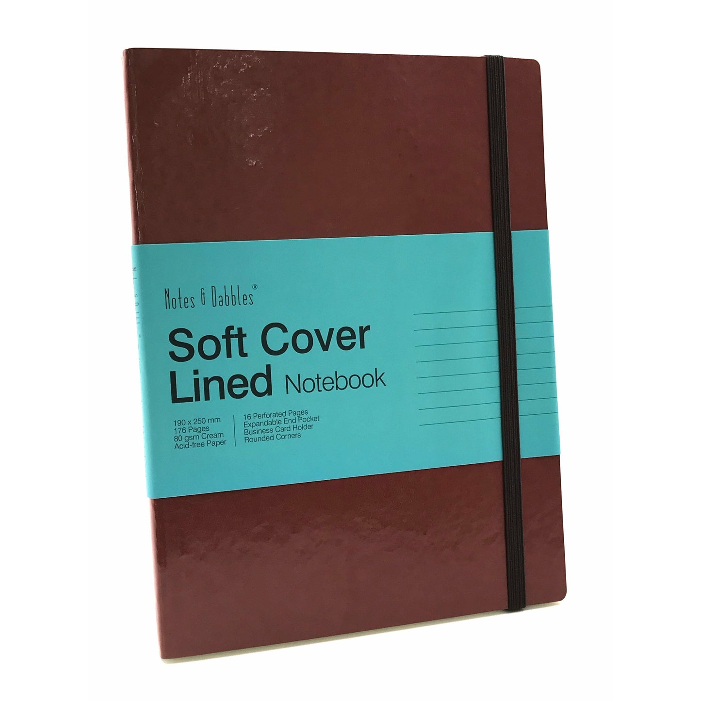 Notes & Dabbles Vintage Soft Cover Lined Journal - A4