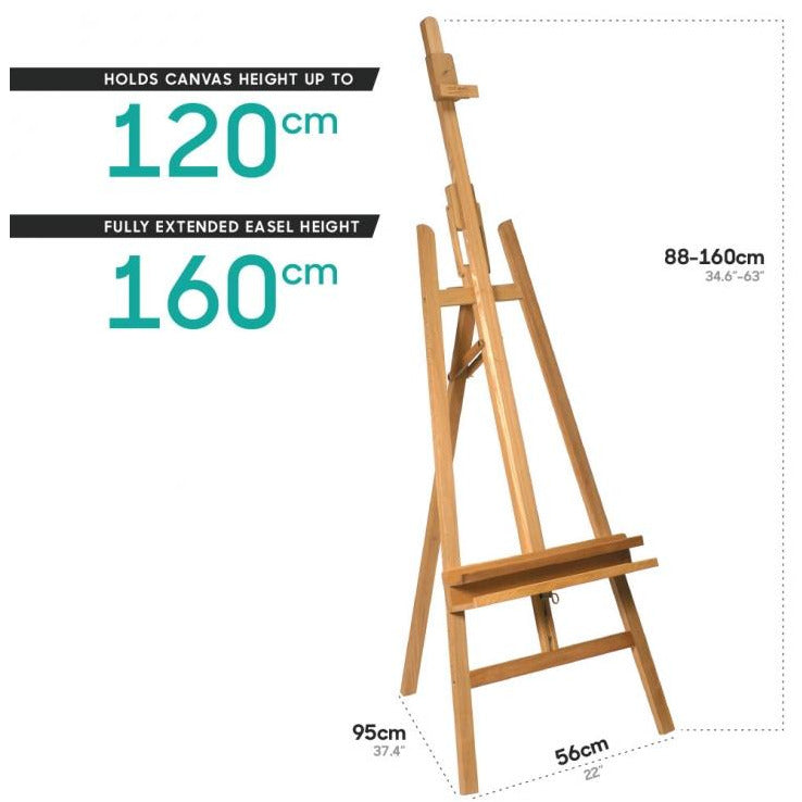 Mont Marte Floor Easel with Tilt - 240cm