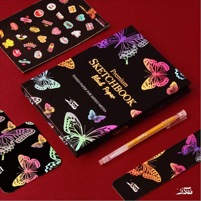 Sketchbook Black Paper Premium (Gold Edition)