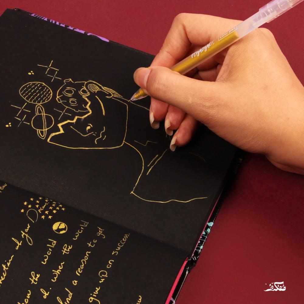 Sketchbook Black Paper Premium (Gold Edition)