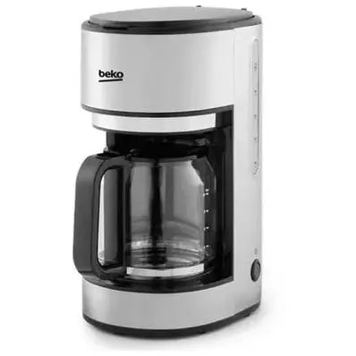 Beko Coffee Maker 1.25 Liter 1000 Watt - Silver (CFM 6350)