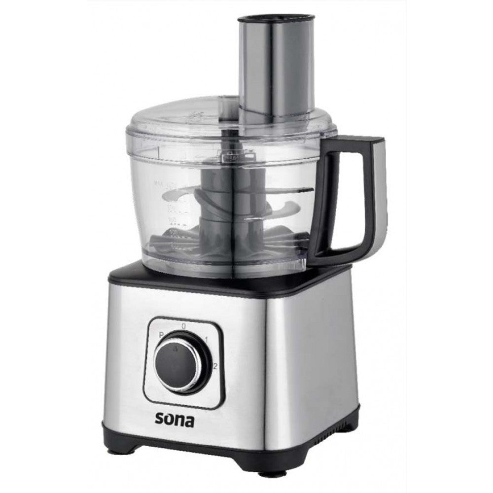 Sona 600W 1.2L Food Processor With Coffee Grinder SFP-1066D