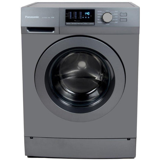 Panasonic 8KG Front Load Washer, Silver NA-128XB1LAS