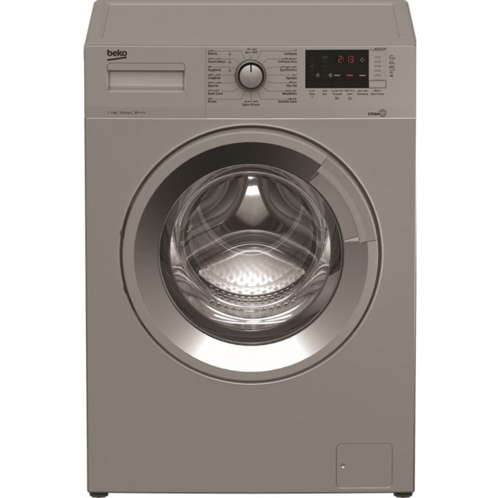 Beko Washing Machine 7 KG 15 Programs 1000 RPM A +++ Steamcure (WUE 75121 BS)