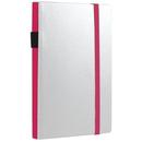 Notes & Dabbles Flynn White Hard Cover Plain Journal with Pen Holder - A4