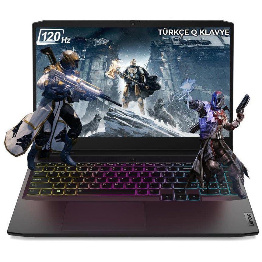 Lenovo IdeaPad Gaming 3 (2022) NEW 12Gen Intel Core i7 10-Cores w/ RTX 3050 TI & 120Hz Display - Onyx Grey