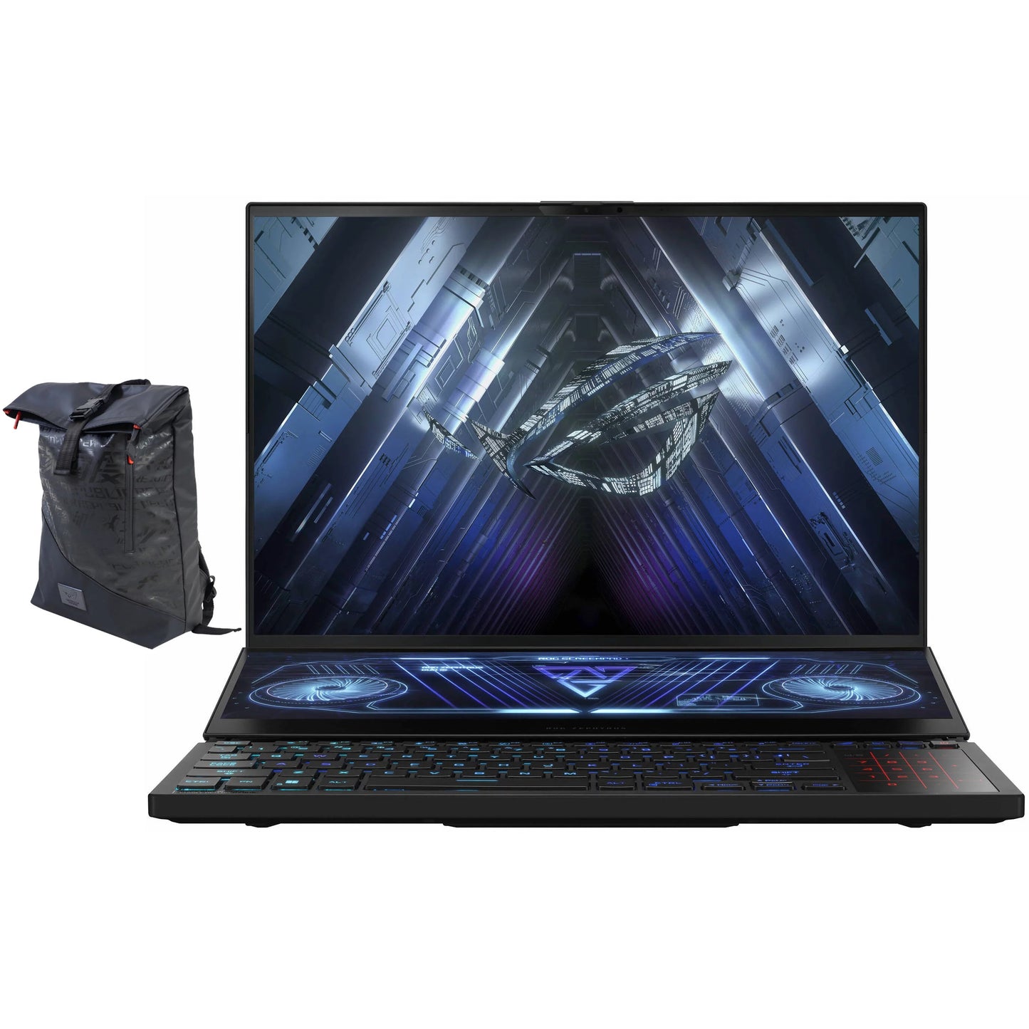 ASUS ROG Zephyrus Duo 16 (2022) GX650RW 6Gen AMD Ryzen 9 8-Cores RTX 3070TI w/ 2K Display & 4K ScreenPad Plus